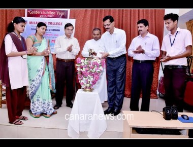 PAN Card mela held at Milagres College, Kallianpur