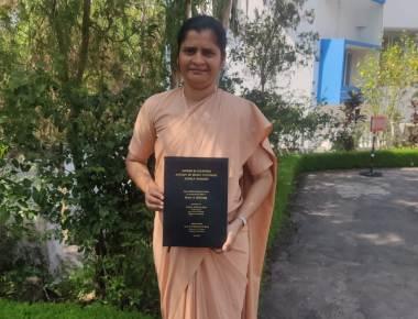 Headmistress Sr. Vinisha Lobo, St Gerosa High School, Jeppu, Mangalore, is conferred with Doctorate