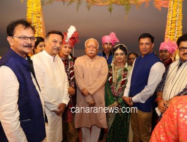 Nandan Jha's,a close RRS aide's wedding attended by who's who of RSS & BJP 