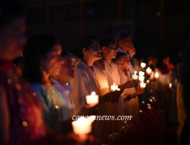 Easter Vigil Mass at St Francis Xavier Church Bejai Mangalore