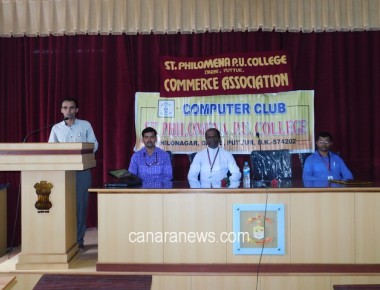 Guest Lecture on ‘Leadership’ at St Philomena PU College Puttur