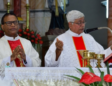 St Anthony’s Ashram, Jeppu - Second day of Triduum