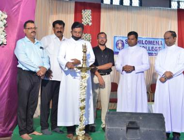 Felicitation  for Distinction Holders and welcome ceremony to I PU students at St Philomena P.U.College, Puttur.