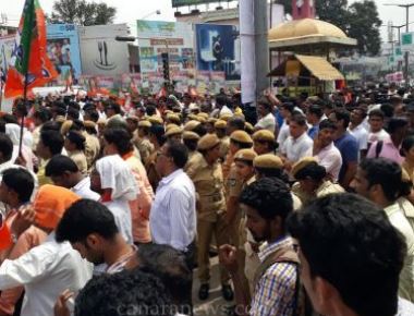 Police prevent BJP’s 'Mangaluru chalo' bike rally