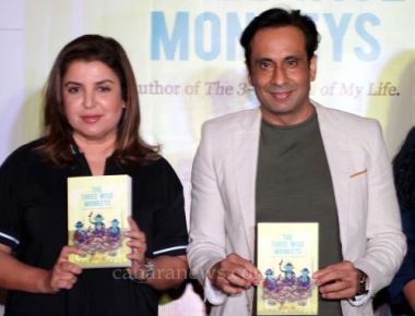 Farah Khan says Jeet Gian is a really funny author whose new book The Wise Monkeys was released recently !