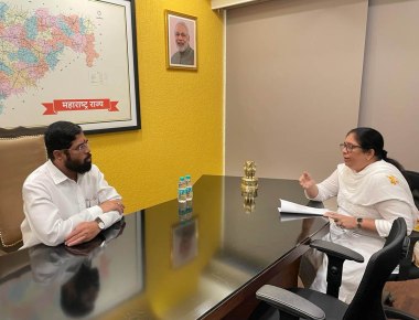 Janet Lawrence Dsouza met Maharashtra Chief Minister