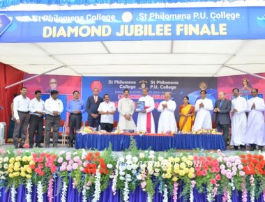  Grand Finale of Diamond Jubilee Celebrations held at St Philomena College Puttur 