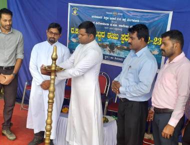 Swimming Competition organized jointly by P.U. Educational Board, Dakshina Kannada and St Philomena P.U.College, Puttur