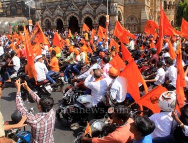  Marathas rev protest engines in city