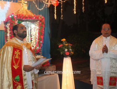Milagres Cathedral celebrates Vespers with devotion