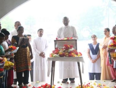  First day of the 9 days Novena for the preparation in honor of the Nativity of our Virgin Mary was held at Milagres Cathedral, Kallianpur 