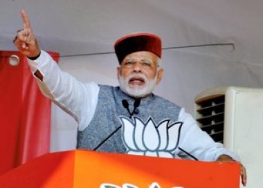 Cong has run away; HP poll one-sided: Modi at rally