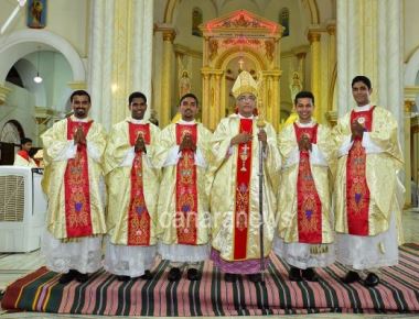 The Catholic Church in Mangalore rejoices as 5 of her sons were ordained to the Priesthood