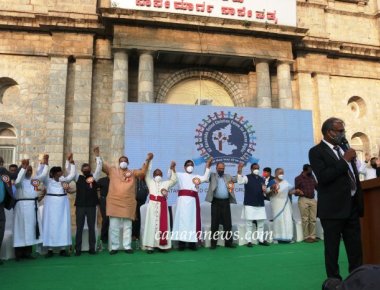 Christians Assemble To Protest Against Anti-Conversion Bill