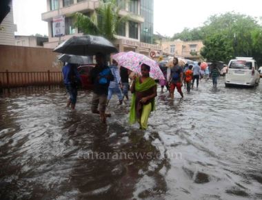 Truant rains return, lash city overnight