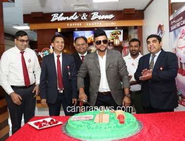Cricketer Suresh Raina Launches New Range of Sugar Free Cakes at Blends & Brews Coffee Shoppe