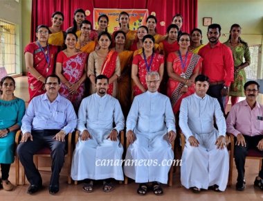 Celebration of Kannada Rajyotsava at Holy Redeemer English Medium School Belthangady.