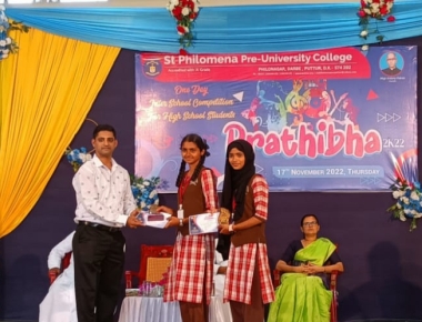 Winners of Inter-School Collage making competition