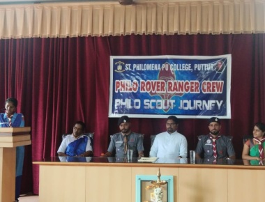 Inaugural programme of Philo Rovers and Rangers  Unit  was held on 29/09/2022 at St Philomena P.U.College, Puttur 