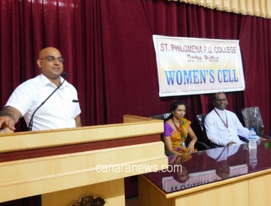 Guest Lecture on ‘Bone Health among Women’ held at St Philomena PU College Puttur