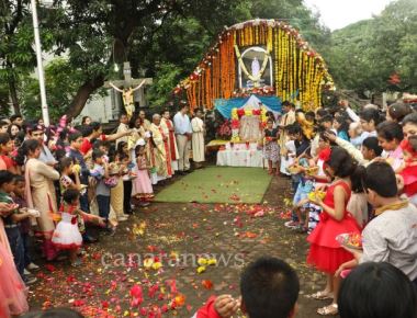  Monthi Fest was celebrated with joy and fervor in Sacred Heart Parish, Andheri East, organized by Konkani Committee on September 17, 2017. 