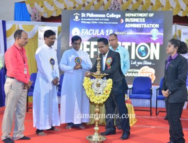 National level Management Fest FACULA-2018 ‘REFLECTION’ held at SPC Puttur