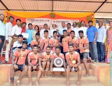Mangalore University Inter Collegiate Kabaddi Tournament for Men held at SPC Puttur