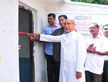 Adani Foundation constructs toilet blocks worth Rs 7.45 lac at Mudarangadi under CSR