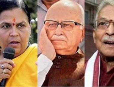 Advani, Bharti, Joshi to stand trial in Ayodhya case