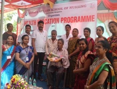 Father Muller Nursing holds hypertension awareness programme in Suratkal