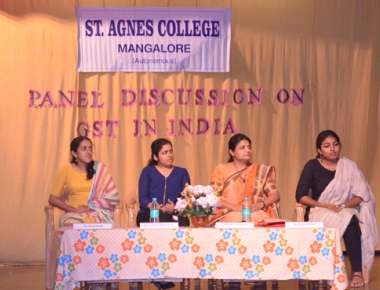 St Agnes College holds panel discussion on 'GST in India'
