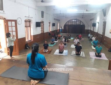 'International Yoga Day Celebrations’ held at St Agnes College