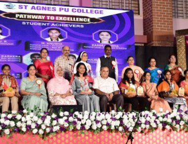  The Annual Day programme at St Agnes PU College