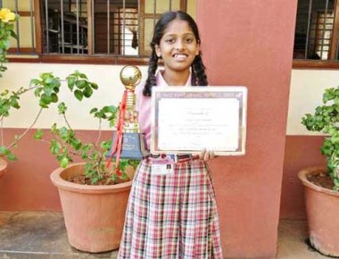 St Agnes School CBSE student excels at Wiz National Spell Bee competition