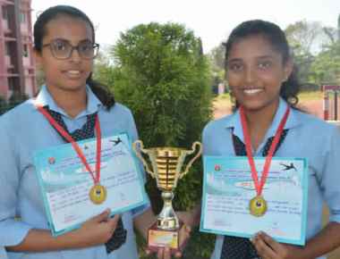 St Agnes PU College Karate team emerge runners up at district Karate Tourney