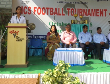 AICS football tournament held at Yenepoya soccer grounds
