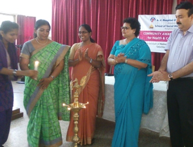 A J Hospital, Roshni Nilaya organise cancer awareness programme