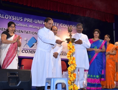 Orientation programme held for St Aloysius PUC new students