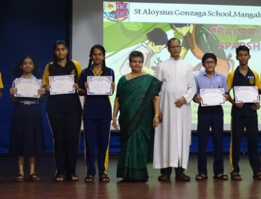 St Aloysius Gonzaga School observes mind boggling Prakrithi Sparsh
