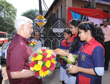 Superior general Fr Arturo Sosa visits St Aloysius ITI