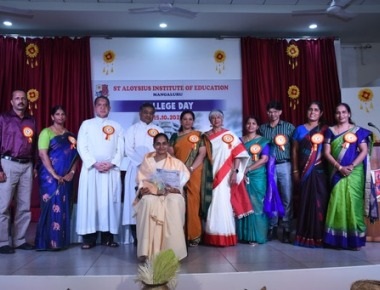  Mangalore St Aloysius B Ed College celebrates Annual Day