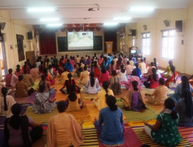 St Ann’s College observes International Yoga Day