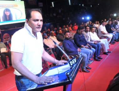 Former Indian captain Azhar inaugurates MPL tourney