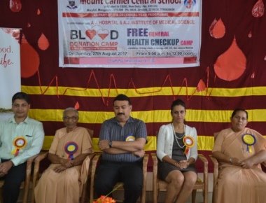 Blood donation camp at Mount Carmel Central School gets good response
