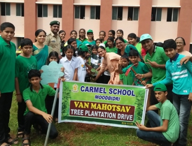 Carmel School Moodbidri celebrates Vanamohotsava