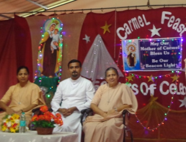 Carmel College Modankap celebrates feast of patroness