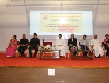 Certificate awarding ceremony for BCom, BBA held at SAC