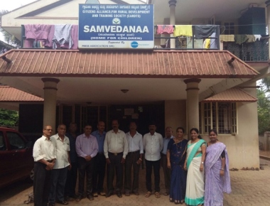 Members of St Christopher Association visit Cardts Samvedanaa children home