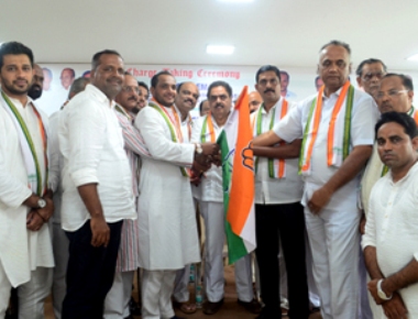 Office bearers of Congress Regional Minority Cell take charge