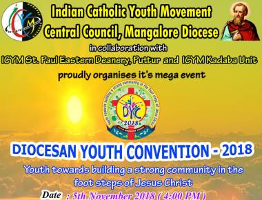 ICYM Central Council, Diocese of Mangalore will hold its 9th Diocesan Youth Convention